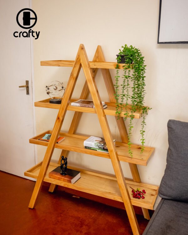 Cypress A-Frame Books and Decor Shelf - Image 3