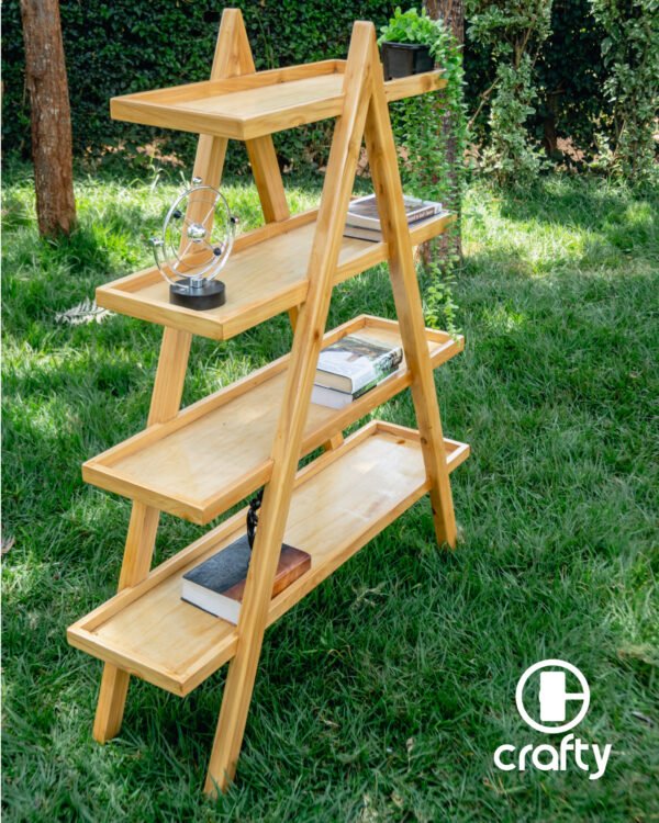 Cypress A-Frame Books and Decor Shelf - Image 2